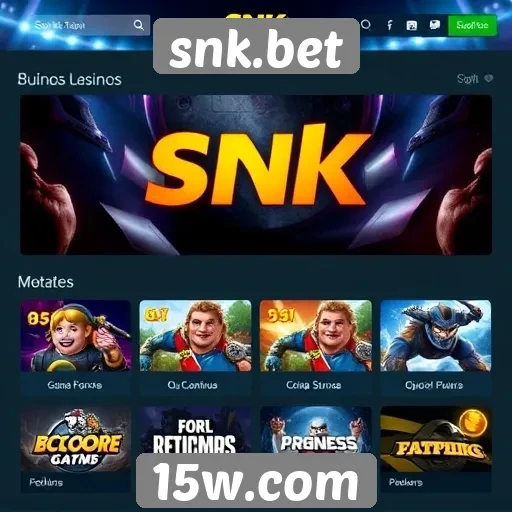 Exploração das opções de jogo disponíveis no snk.bet