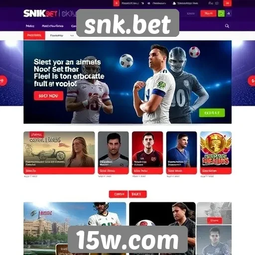 Novo design do site snk.bet atrai jogadores